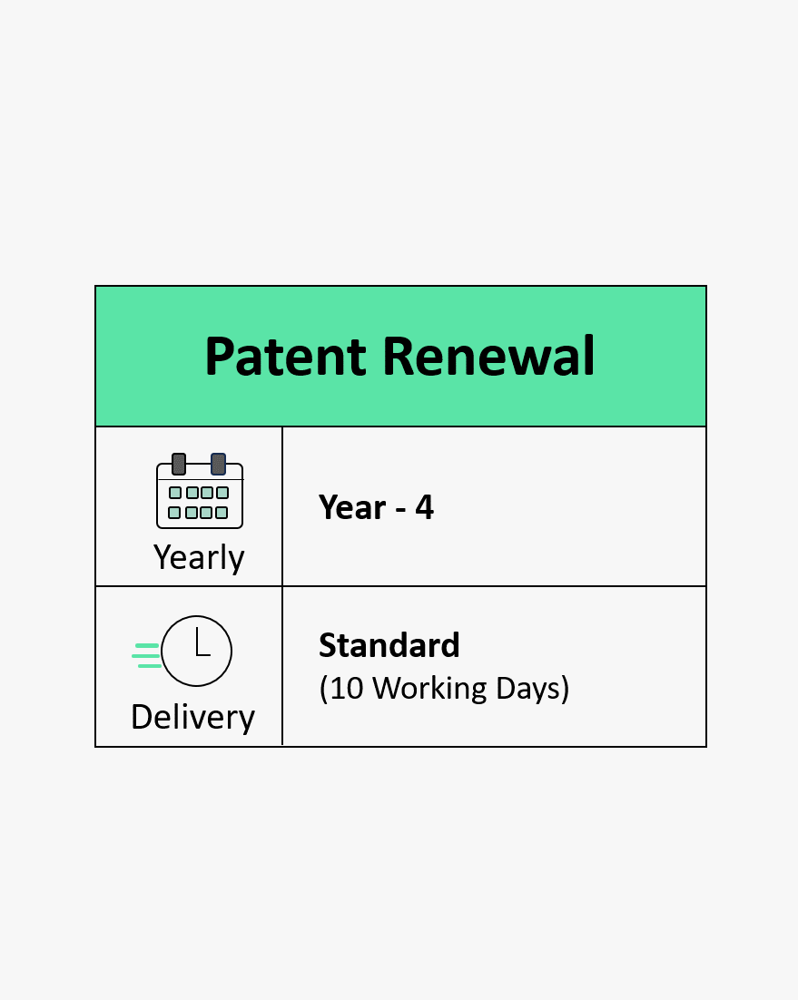 Patent Renewal Year 4