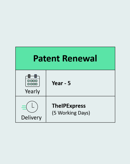Patent Renewal Year 5