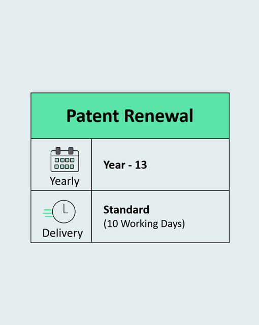 Patent Renewal Year 13