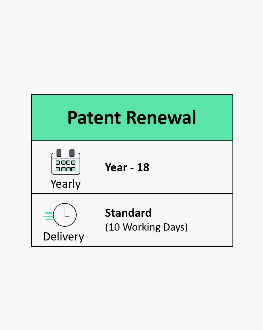 Patent Renewal Year 18